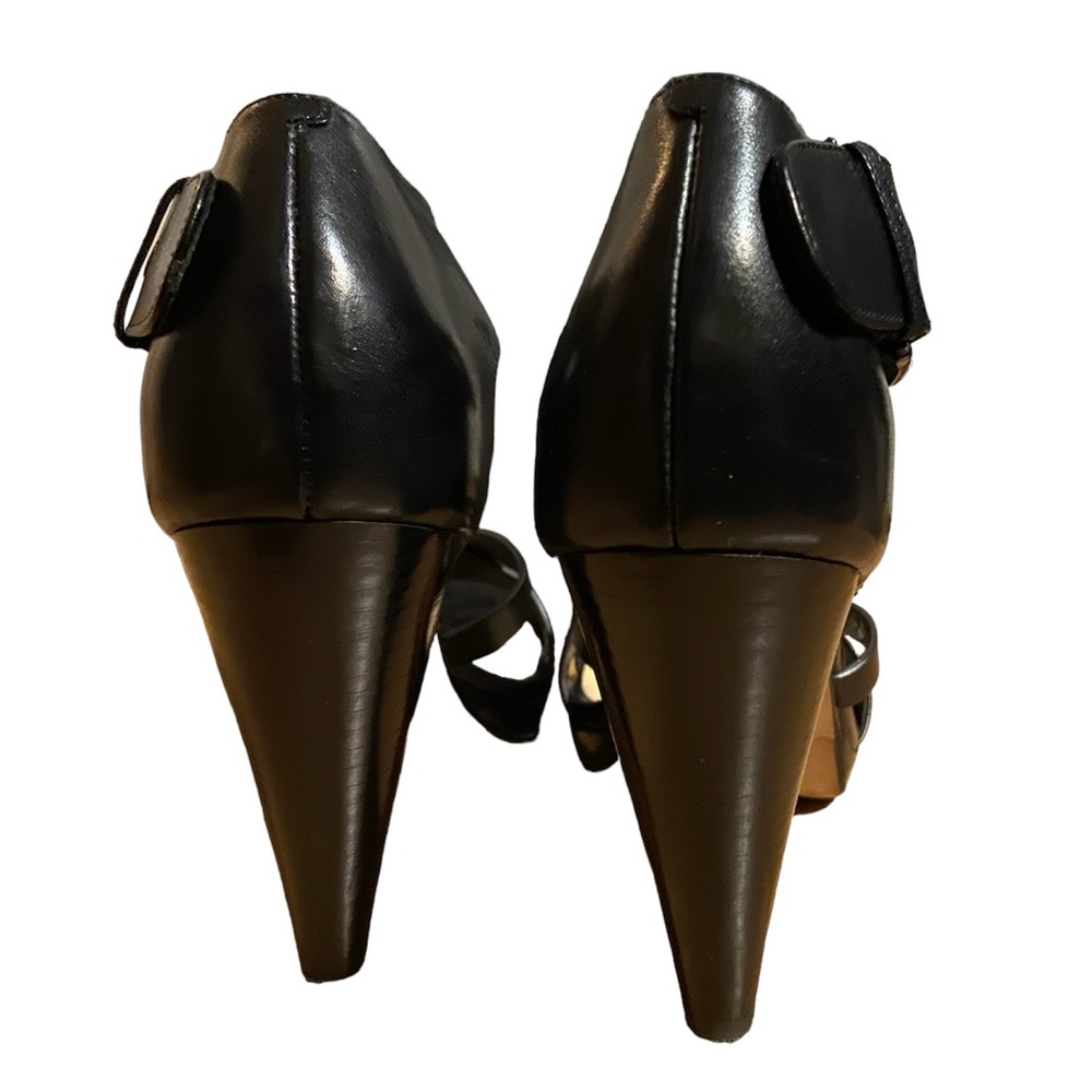 Cole Haan Black Strappy Heels - Picture 4 of 7
